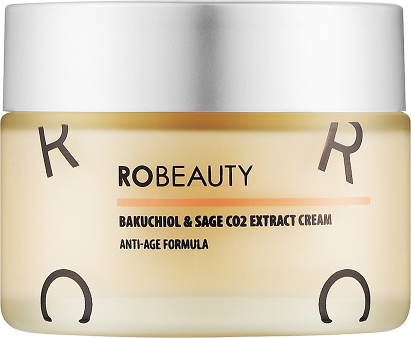 Крем для лица с бакучиолом и CO2 экстрактом шалфея RoBeauty, 50 мл