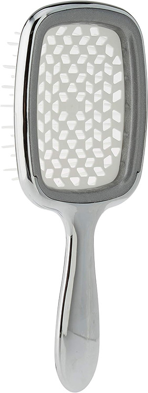 Щетка SUPERBRUSH LUX серебро с белым ТМ Janeke на beauty-prof.com Фото 2 Щетка SUPERBRUSH LUX серебро с белым ТМ Janeke Фото 2