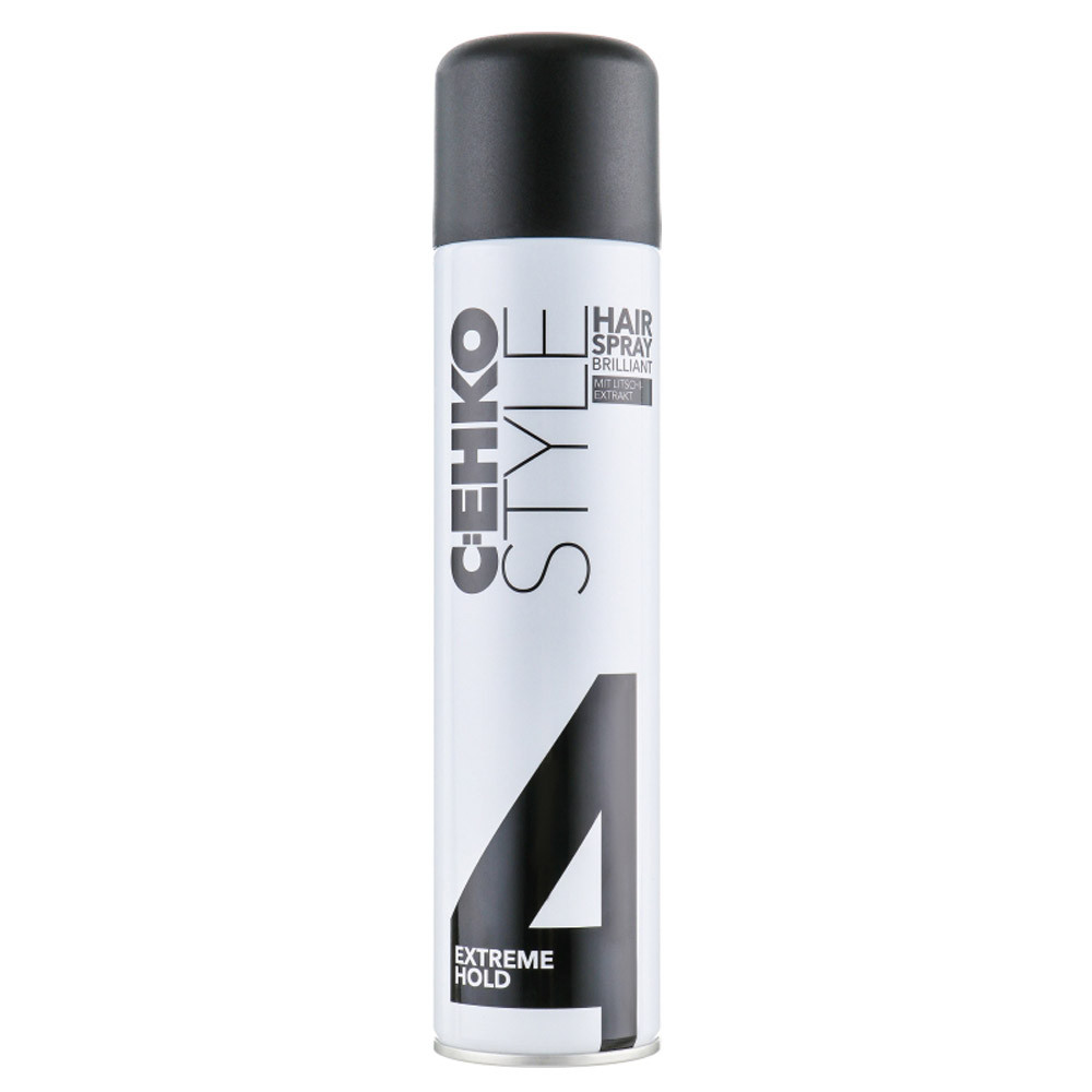 Лак для волос Бриллиант 4 суперсильная фиксация Hairspray Brilliant 4 C:Ehko Style, 400 мл на beauty-prof.com Лак для волос Бриллиант 4 суперсильная фиксация Hairspray Brilliant 4 C:Ehko Style, 400 мл