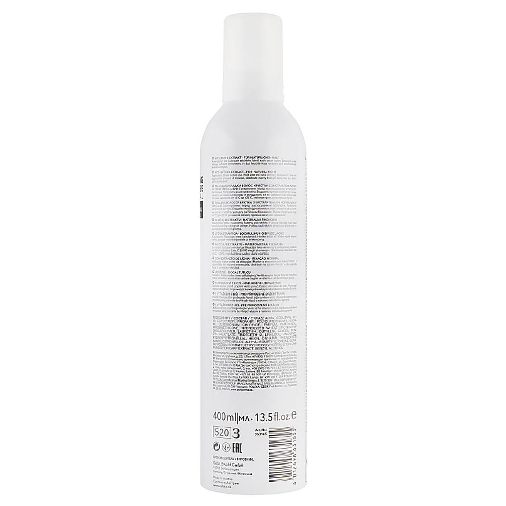 Піна для волосся нормальна фіксація Mousse Crystal 2 С:енко Style, 400 мл  Фото 2 