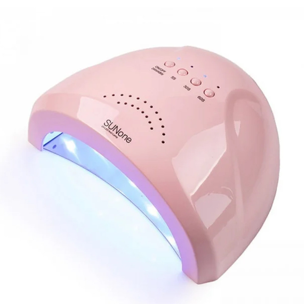 Лампа LED/UV SUN-1 (без дисплея) розовая, 48 Вт NP