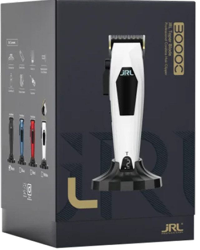 Машинка для стрижки з ножовим блоком Taper, JRL 3000C, JRL-3000CW-T біла  Фото 2 