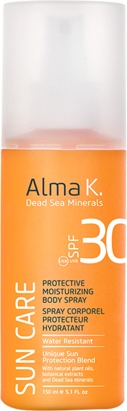 Спрей солнцезащитный увлажняющий для тела SPF30 Alma K, 150 мл