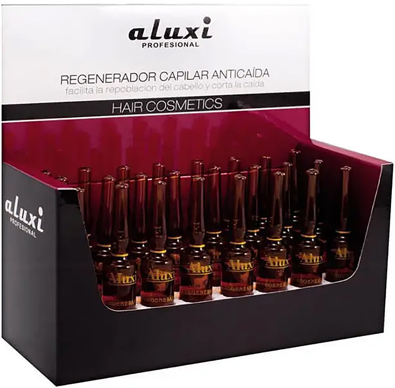Ампулы для восстановления силы и здоровья волос Regenerador Aluxi, 24х8 мл