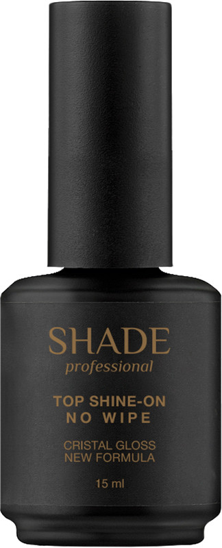 Финишное покрытие без липкого слоя Top Shine-on no wipe Shade, 15 мл