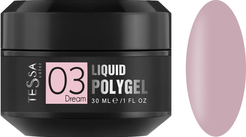 Жидкий полигель  Liquid Polygel № 03 Dream Tessa, 30 мл