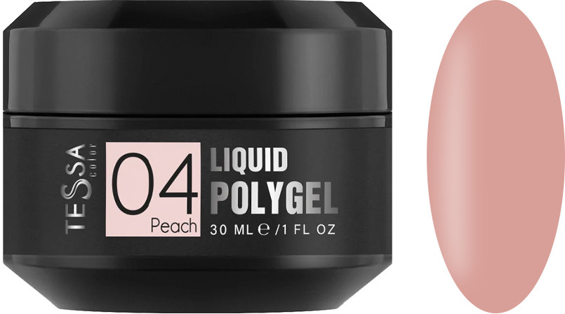 Рідкий полігель Liquid Polygel № 04 Peach Tessa, 30 мл