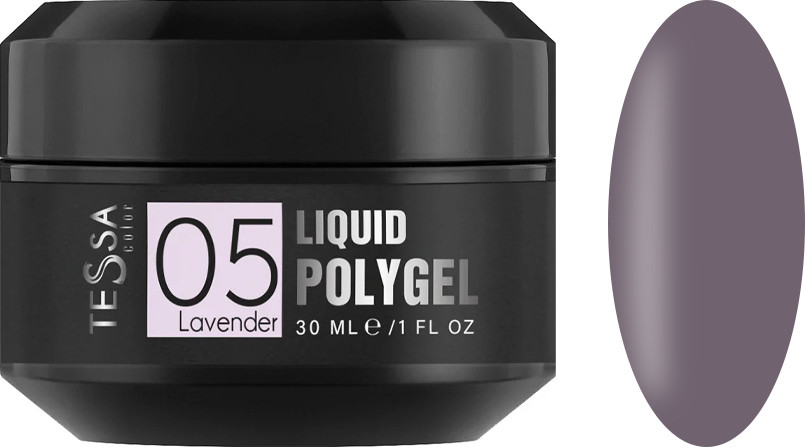 Жидкий полигель  Liquid Polygel № 05 Lavender  Tessa, 30 мл