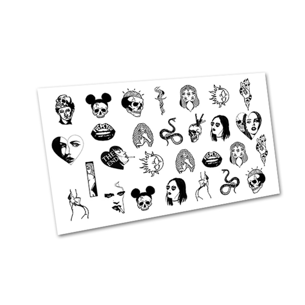 Слайдер-дизайн для нігтів Slider Design 02958