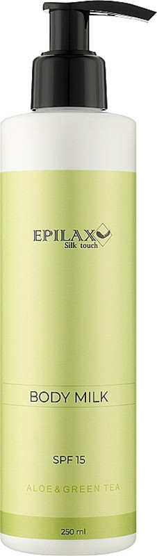 Молочко после депиляции SPF15 Алое & Зеленый чай Epilax, 250 мл