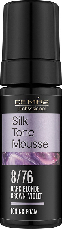 Тонирующая пенка для волос 8/76 Silk Tone Mousse DEMIRA Professional, 120 мл
