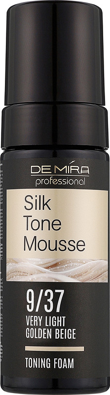 Тонуюча пінка для волосся 9/37 Silk Tone Mousse DEMIRA Professional, 120 мл