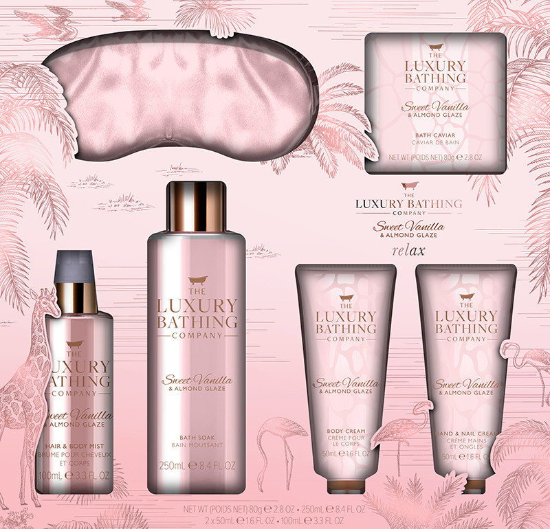 Набор для рук и тела Relax SVA The luxury bathing, (50мл/50мл/100мл/250мл/80г)