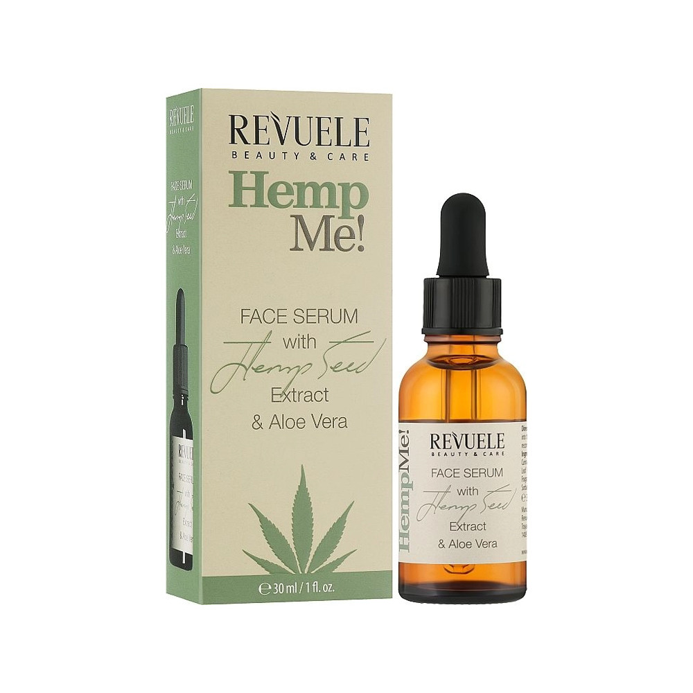 Сироватка для обличчя збільшує HEMP ME 30 мл Revuele 