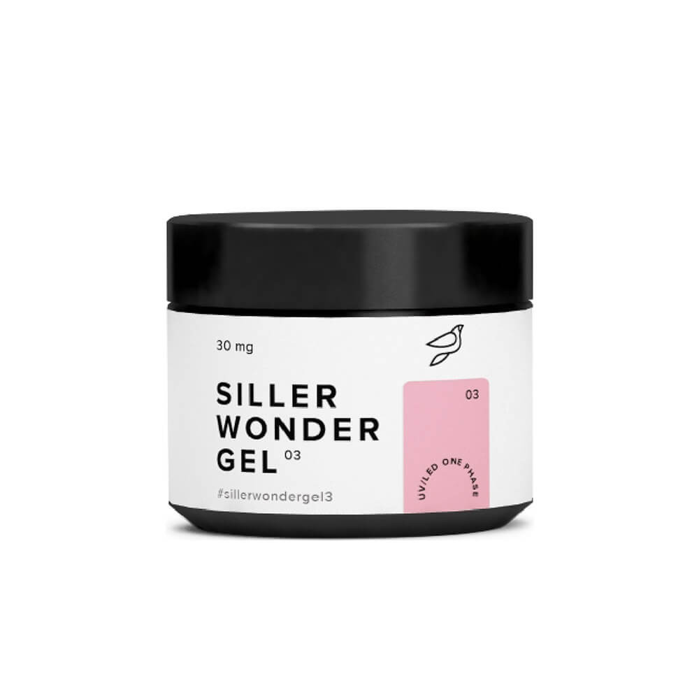 Гель для ногтей UV/LED One Phase Wonder Gel № 3 Siller, 30 мл