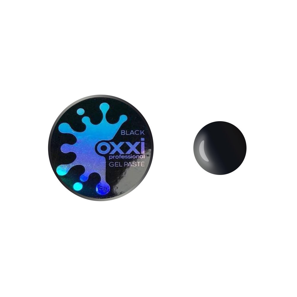 Гель паста чорний 5 мл Oxxi
