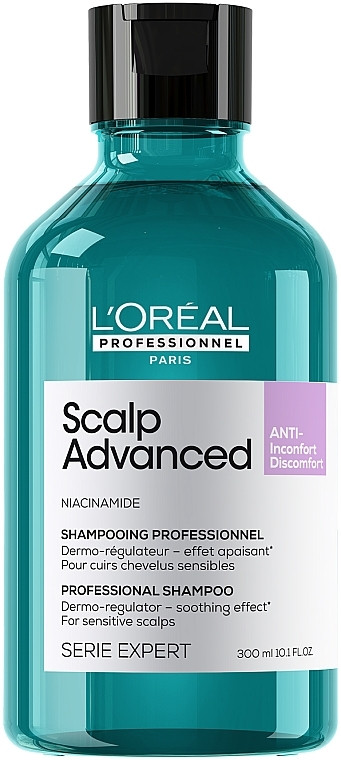 Шампунь для чувствительной кожи головы Scalp Advanced L’Oreal Professionnel Paris, 300 мл