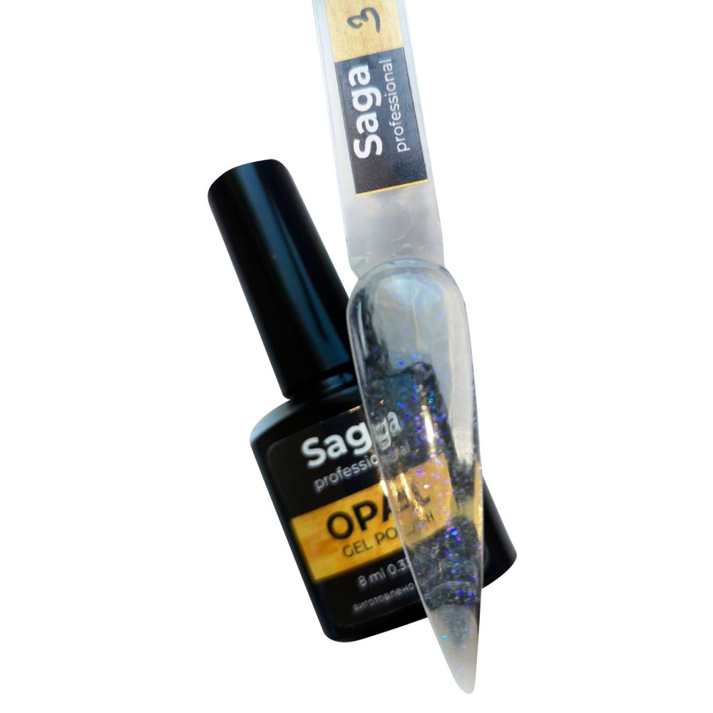 Гель-лак Opal №3 Saga Professional, 8 мл