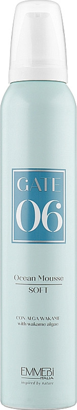 Мусс легкой фиксации Gate 06 Ocean Mousse Soft Emmebi, 200 мл