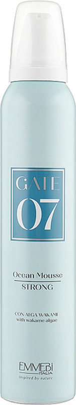 Мусс сильной фиксации Gate 07 Ocean Mousse Strong Emmebi, 200 мл
