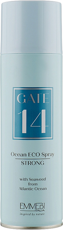 Эколак сильной фиксации Gate 14 Ocean ECO Spray Strong Emmebi, 300 мл