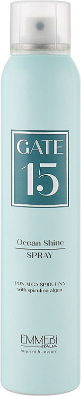 Спрей-блиск для волосся Gate 15 Ocean Shine Spray Emmebi, 200 мл