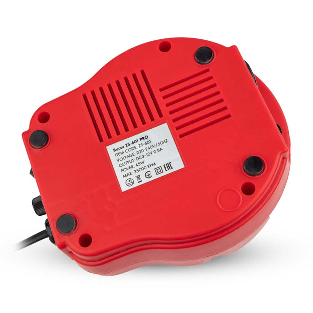Фрезер для манікюру Bucos ZS-601 Pro Red  Фото 6 