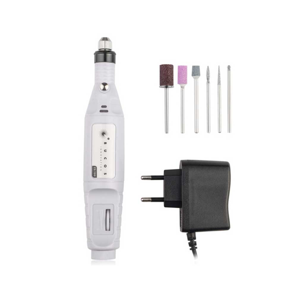 Фрезер-ручка для манікюру Bucos ZS-100 (20 000 об.) White на beauty-prof.com Фото 2 Фрезер-ручка для манікюру Bucos ZS-100 (20 000 об.) White Фото 2