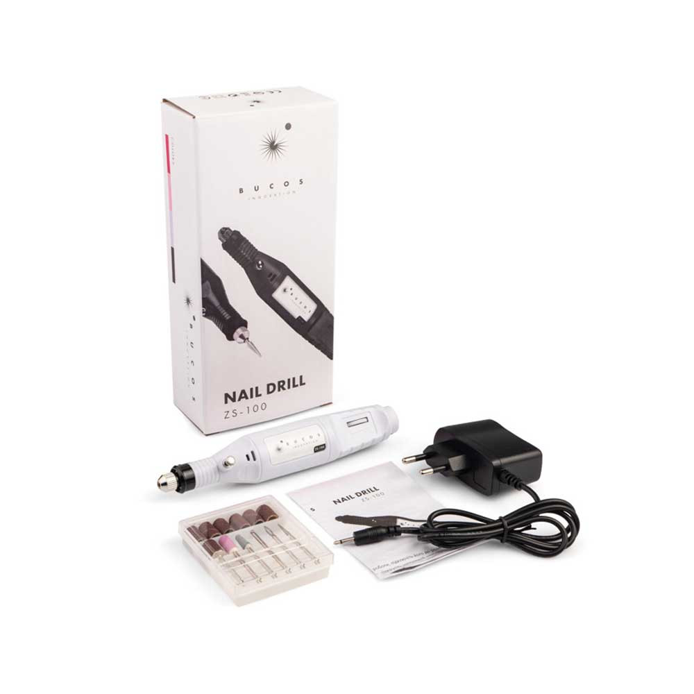 Фрезер-ручка для манікюру Bucos ZS-100 (20 000 об.) White на beauty-prof.com Фото 7 Фрезер-ручка для манікюру Bucos ZS-100 (20 000 об.) White Фото 7