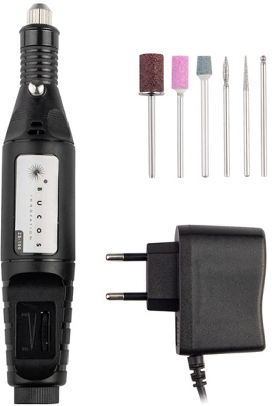 Фрезер-ручка для маникюра Bucos ZS-100 (20 000 об.) Black на beauty-prof.com Фрезер-ручка для маникюра Bucos ZS-100 (20 000 об.) Black