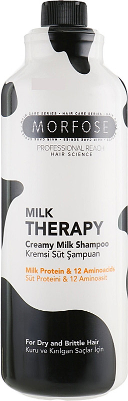 Шампунь кремоподібний з молочним білком Milk Therapy Morfose, 1000 мл