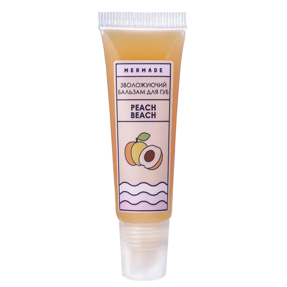 Зволожуючий бальзам для губ Peach Beach SPF 6 Mermade, 10 мл 