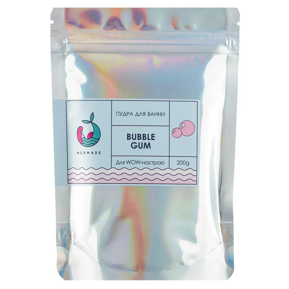 Пудра для ванної Bubble Gum Mermade, 200 гр