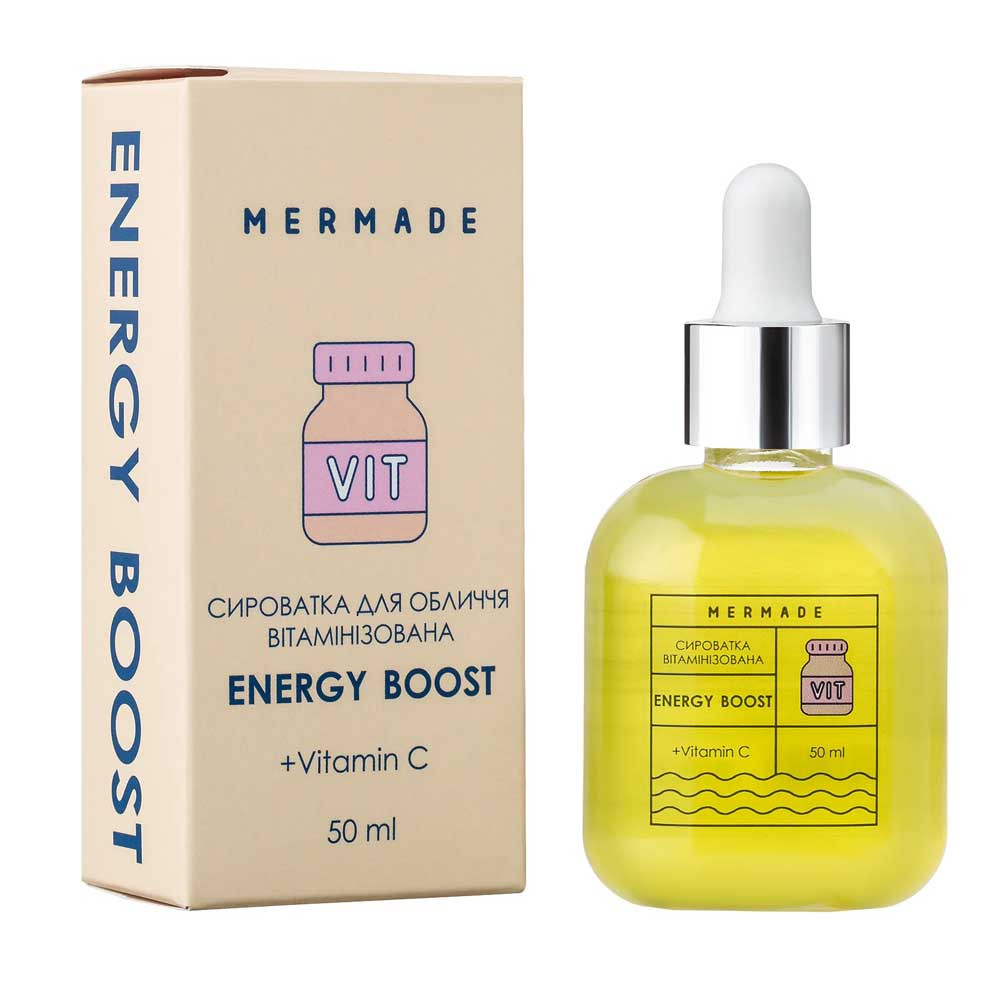 Сироватка вітамінізована Energy Boost Mermade, 50 мл на beauty-prof.com Фото 4 Сироватка вітамінізована Energy Boost Mermade, 50 мл Фото 4