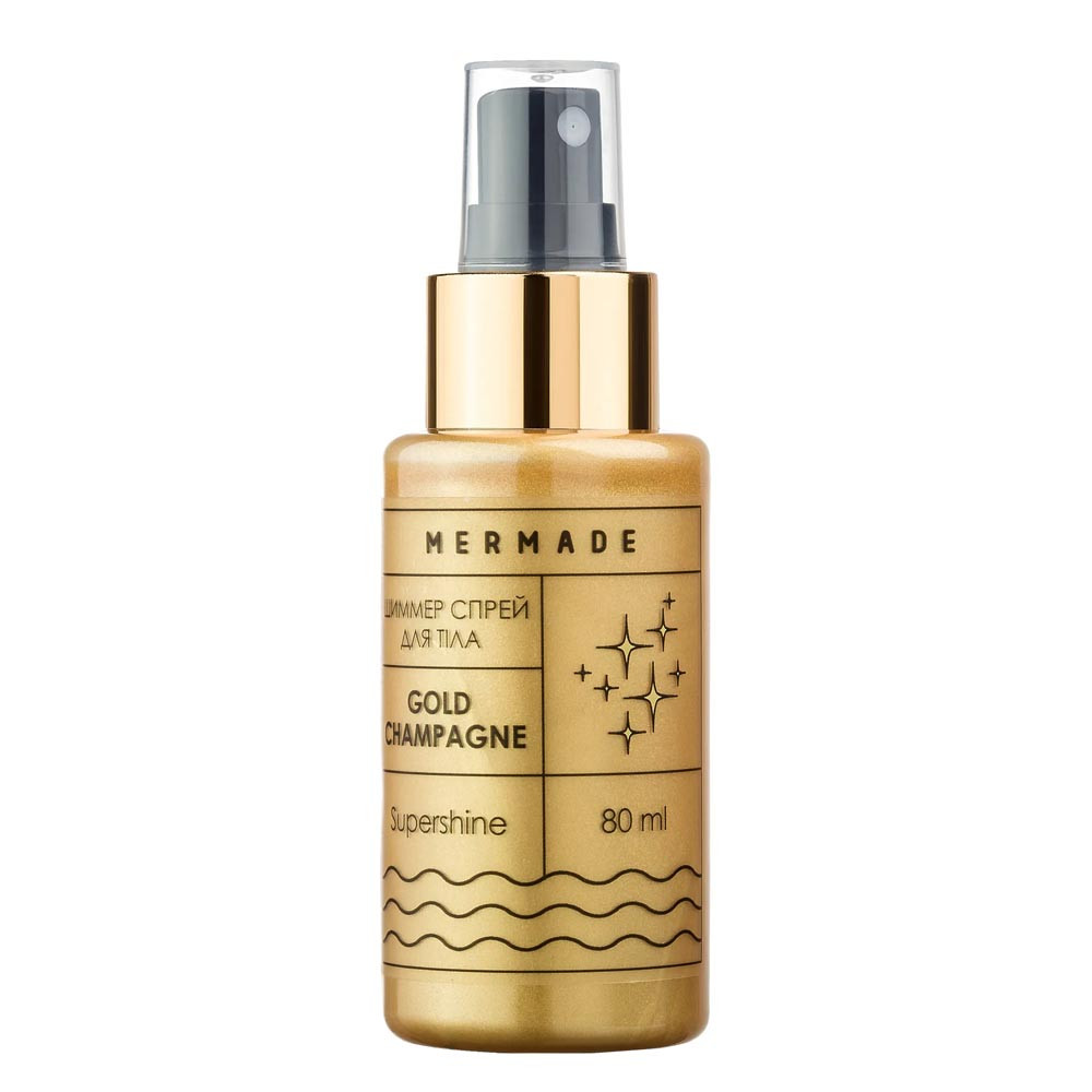Шиммер для тела Gold Champagne Mermade, 80 мл
