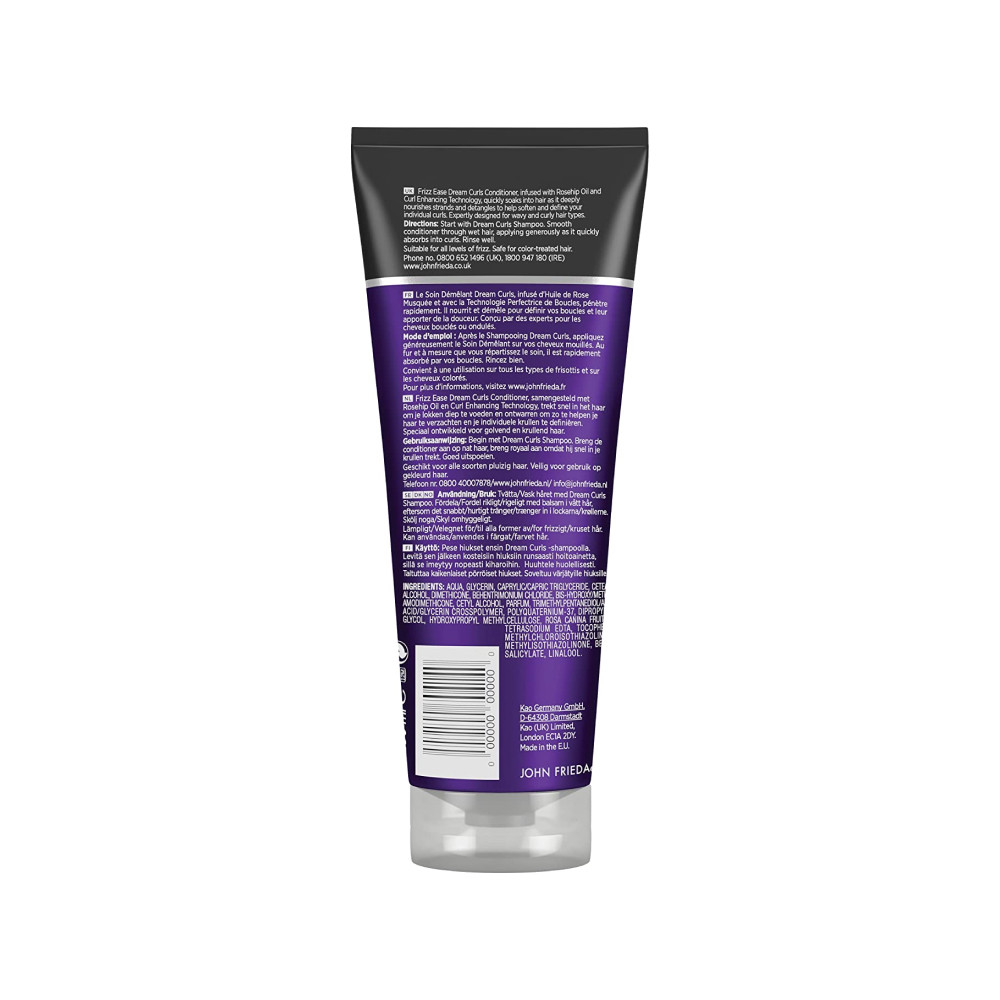 Кондиціонер для кучерявого волосся Dream Curls John Frieda, 250 мл на beauty-prof.com Фото 2 Кондиціонер для кучерявого волосся Dream Curls John Frieda, 250 мл Фото 2
