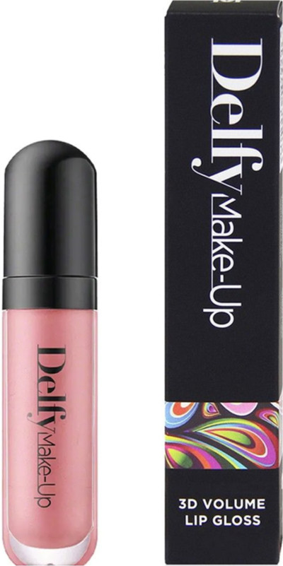Блеск для губ 3D Volume Lip Gloss Peony Beige Delfy, 7 мл  Фото 2 