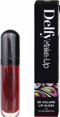 Блиск для губ 3D Volume Lip Gloss Black Dahlia Delfy, 7 мл 