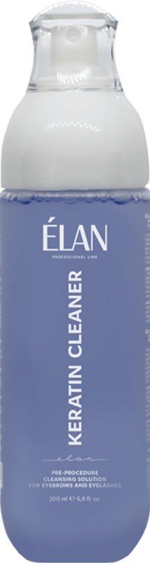 Тоник для обезжиривания бровей и ресниц KERATIN CLEANER ELAN, 200 мл
