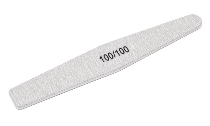 Пилка манікюрна 100/100 з обробленим краєм "Fayno"