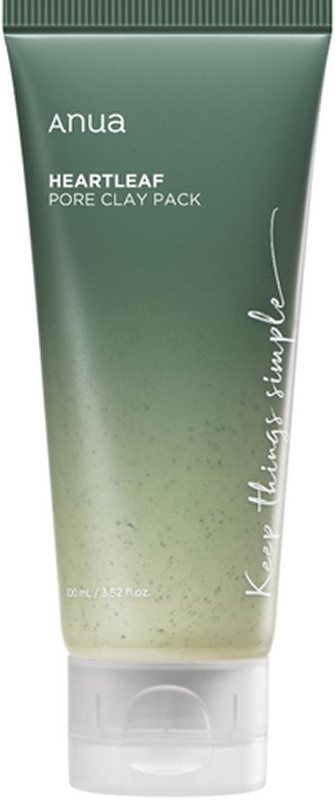 Маска увлажняющая с глиной Heartleaf Pore Clay Pack Anua, 100 мл