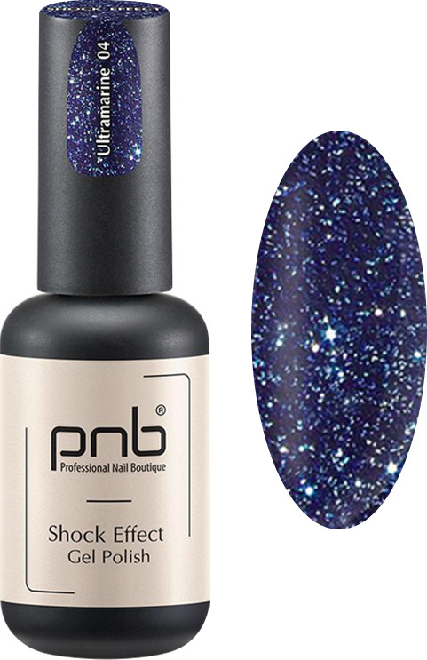 Гель-лак світловідбивний SHOCK EFFECT PNB 04 Ultramarine 8 мл