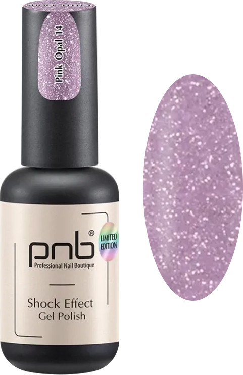 Гель-лак светоотражающий SHOCK EFFECT PNB 14 Pink Opal 8 мл