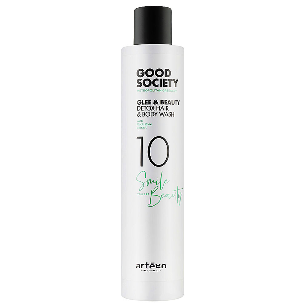 Освежающий гель с очищающим эффектом 10 Glee&Beauty Detox Hair&Body Wash Artego, 250 мл