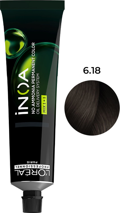 Крем-фарба INOA 6.18 60 мл L’Oreal Professionnel Paris