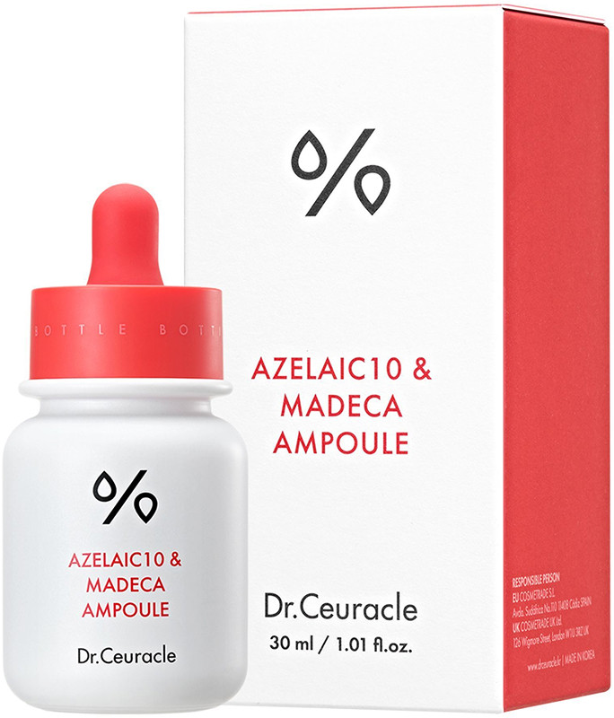 Сироватка з азелаїновою кислотою 10% та мадекасосидом Dr.Ceuracle Azelaic 10 & Madeca Ampoule, 30 мл