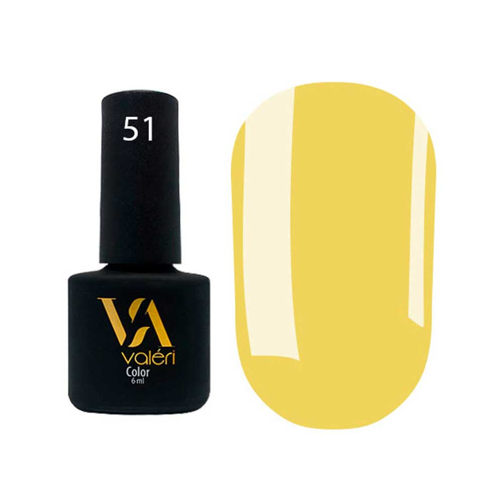 Гель-лак для нігтів Color №51 Valeri, 6 мл
