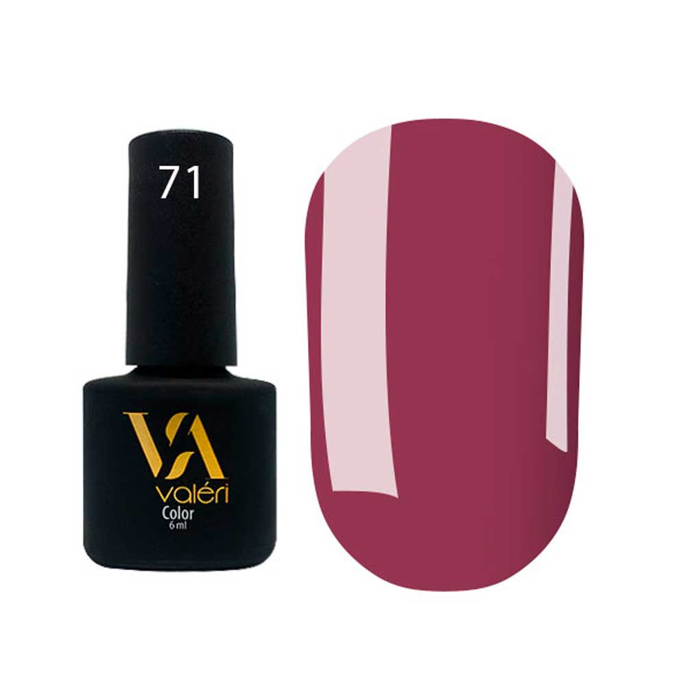 Гель-лак для нігтів Color №71 Valeri, 6 мл