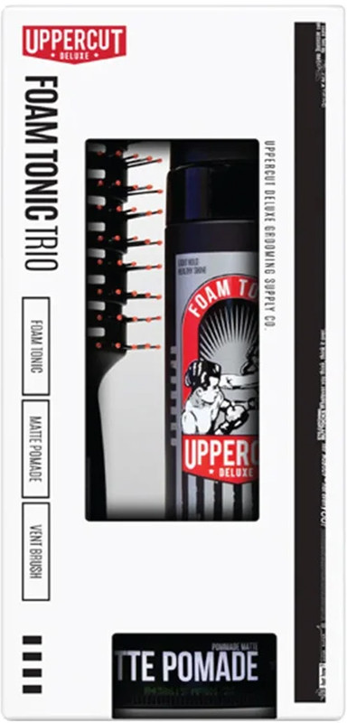 Набор для укладки волос Matte Pomade Foam Tonic Trio Uppercut  Фото 2 