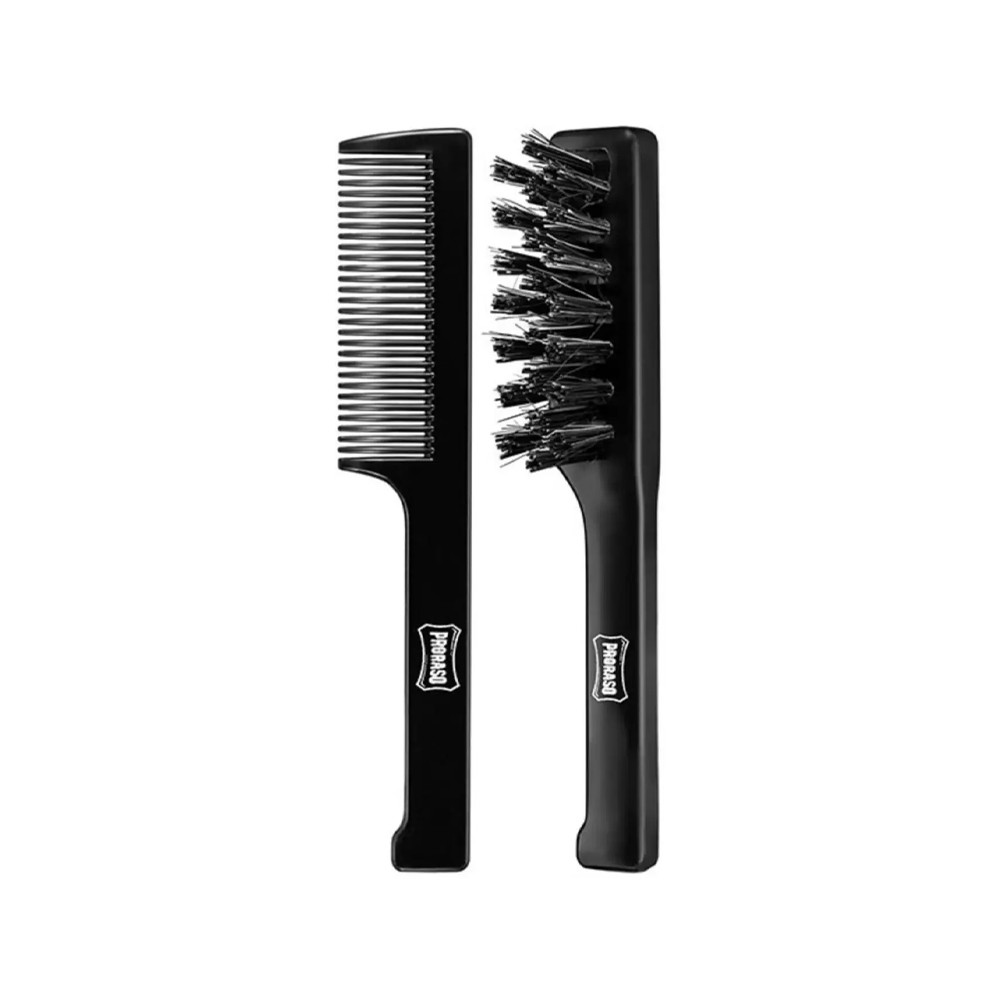 Набір для догляду за бородою Moustache Comb and Brush Proraso